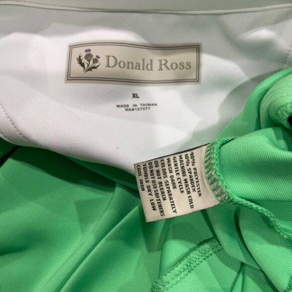 DONALD ROSS VEST PULLOVER FALKIRK PERFORMANCE 1/4 ZIP UPF 50 SIZE XL TENNIS GOLF - Picture 6 of 14